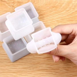 16PCS Silicone Chair Leg Cover Felt Bottom Round Square Furniture Feet Caps Floor Protector Pads for Chair Leg 