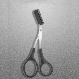 Eyebrow Trimmer Scissor Beauty Products for Women Eyebrow Scissors with Comb Stainless Steel Makeup Tools Beauty Scissors