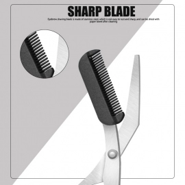 Eyebrow Trimmer Scissor Beauty Products for Women Eyebrow Scissors with Comb Stainless Steel Makeup Tools Beauty Scissors